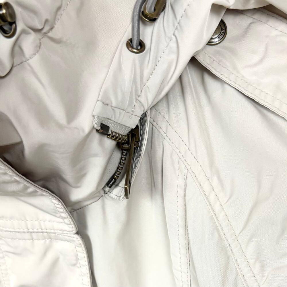 Burberry Brit Packable Field Jacket Windbreaker Detachable Hood Beige Tan Size 6 - Picture 14 of 16